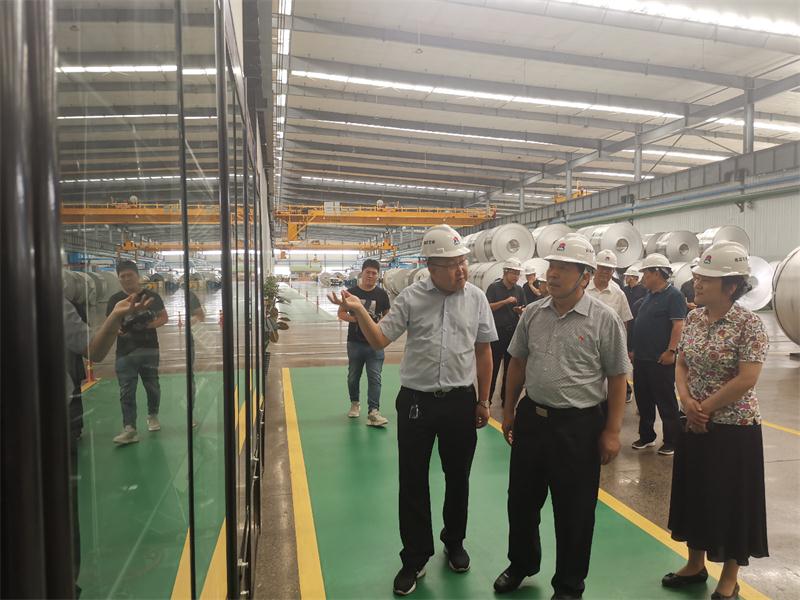 郑州市副市长、公安局长马义中到公司调研项目建设工作