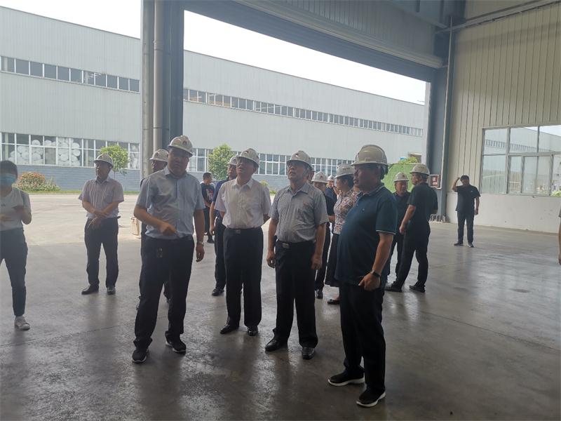 郑州市副市长、公安局长马义中到公司调研项目建设工作