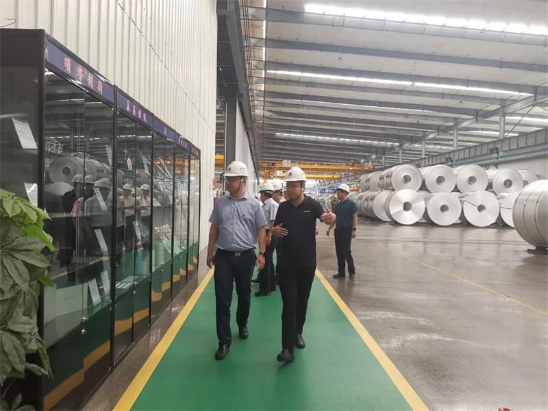 河南省委改革办调研组莅临云顶集团铝业指导调研 河南省委改革办调研组莅临云顶集团铝业指导调研