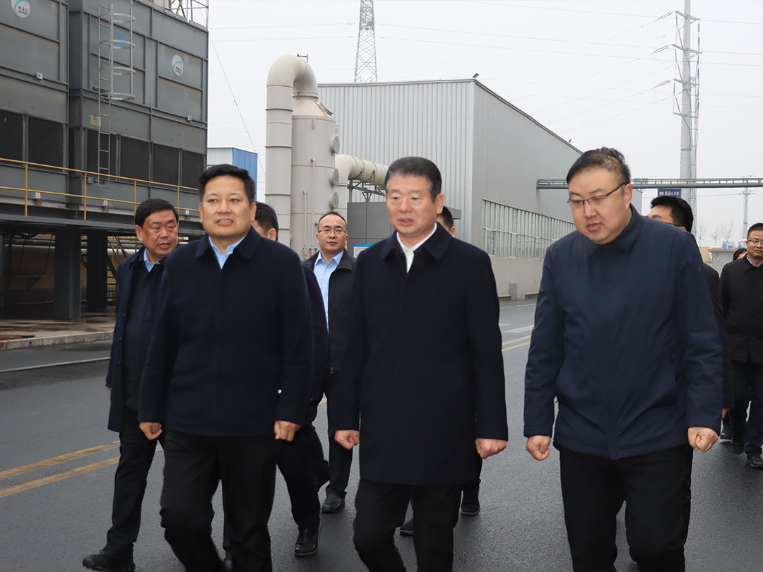 林州市委书记王宝玉一行到云顶集团铝业考察指导