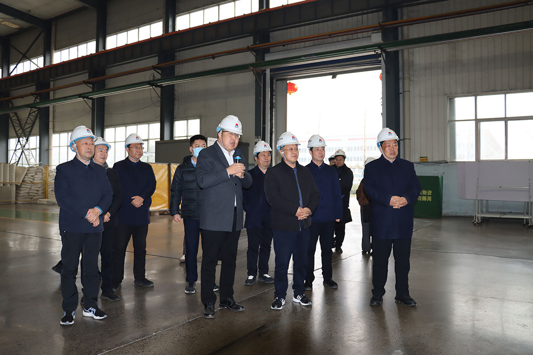 西峡县领导一行到云顶集团铝业参观考察