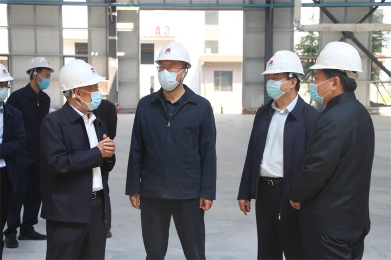 省人大常委会党组副书记、副主任马懿带队到义瑞新材调研指导