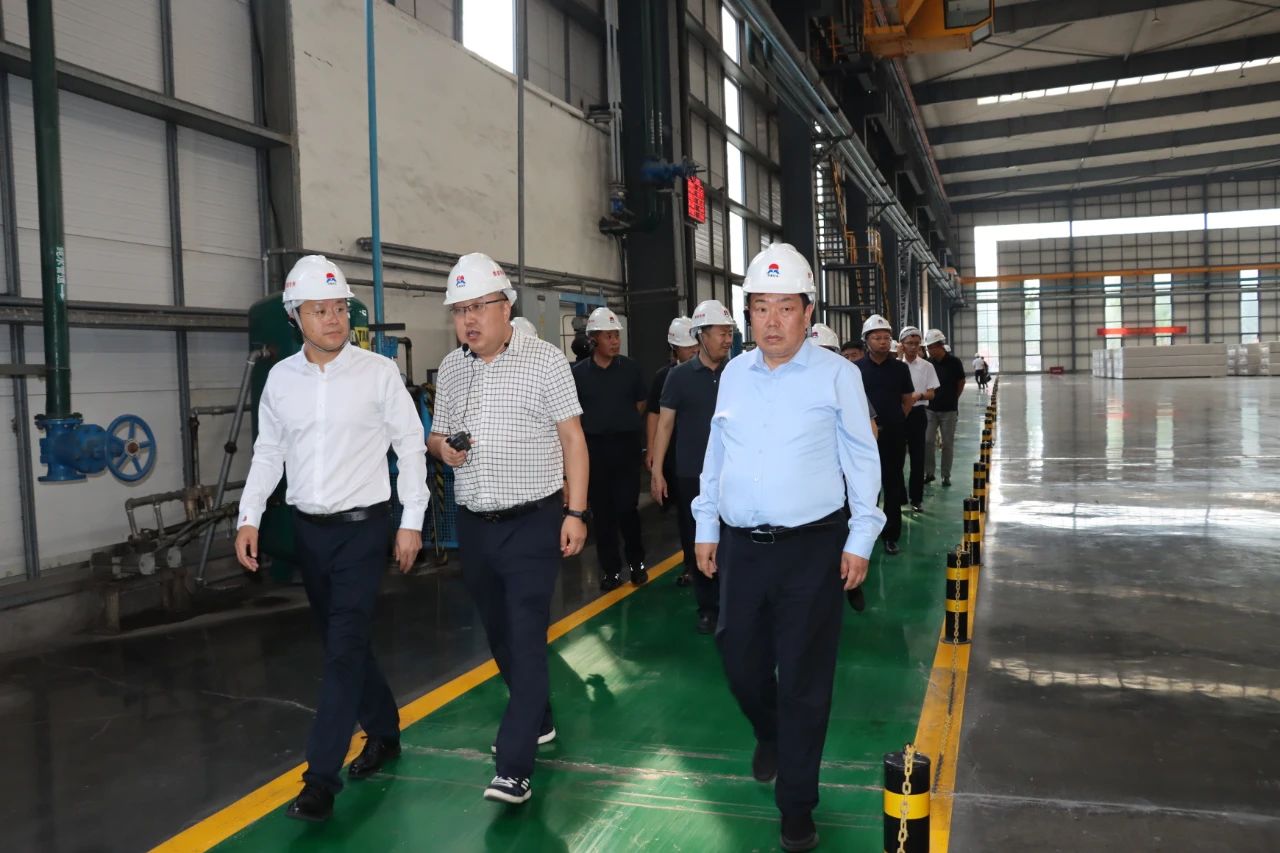 山东省临朐县党政考察团到云顶集团铝业参观考察